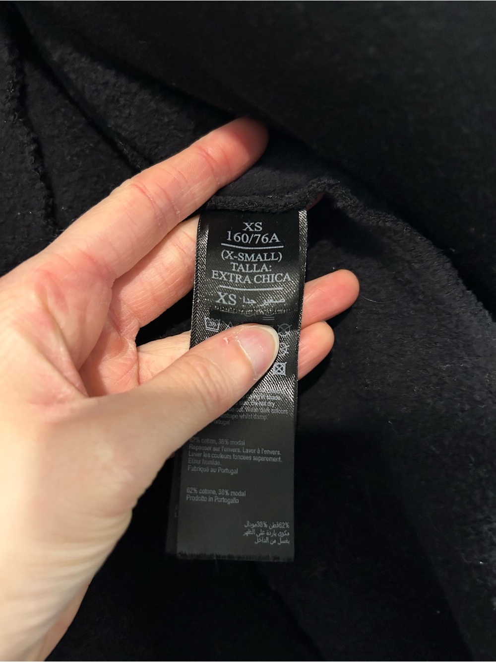 AllSaints Black Zip-Trim Hoodie Cardigan - Picture 7 of 10